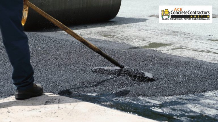 contractor paving asphalt