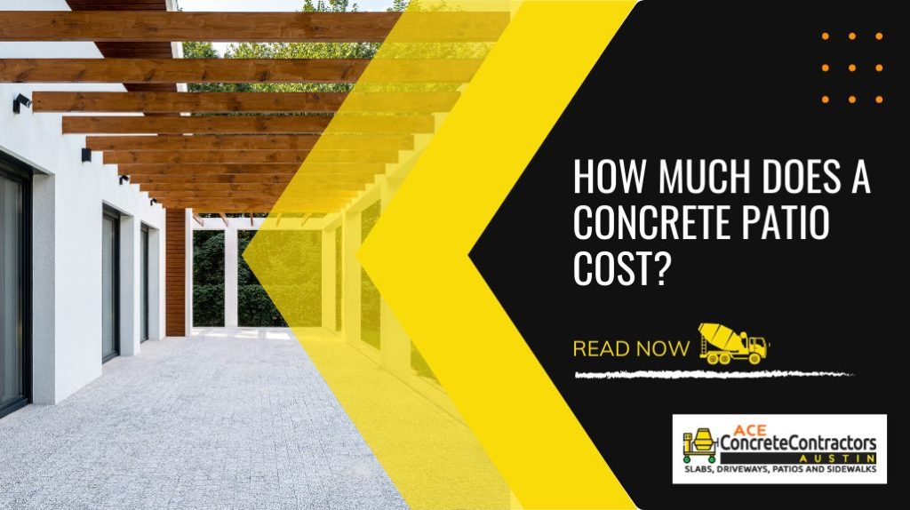 how much does concrete patio cost