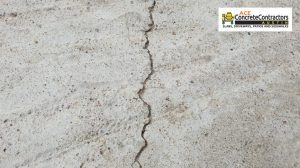 cracked concrete surface