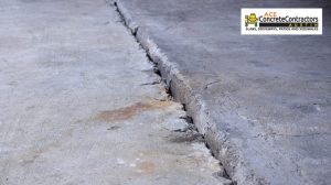 cracked concrete surface