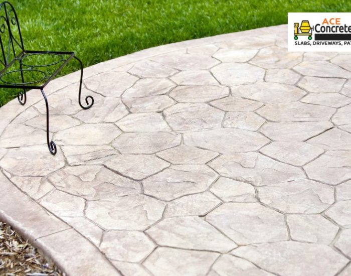 stamped concrete